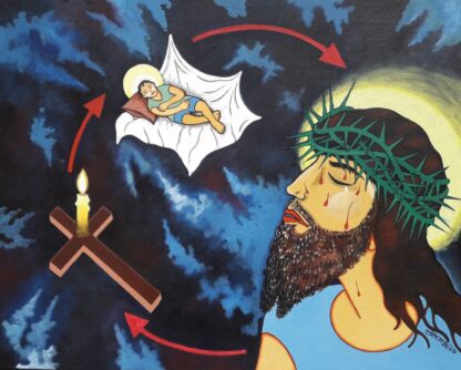 Birth of Jesus Christ Painting
