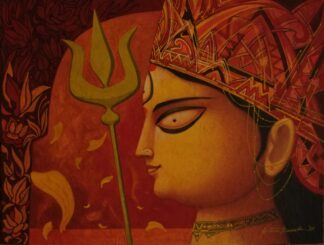 Modern Durga Painting
