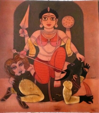 Durga Asur Drawing