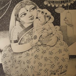 Durga and Ganesh