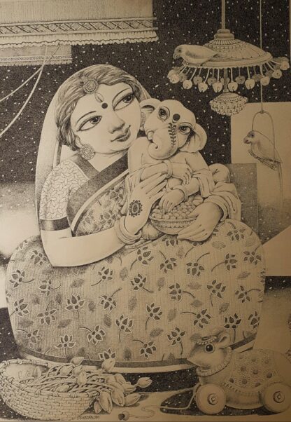 Durga and Ganesh