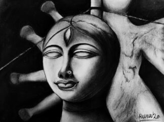 Durga by Runa Bandyopadhyay