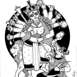 durga painting